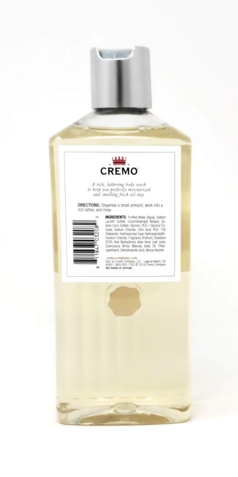 cremo Bourbon Vanilla Body Wash - Image 2